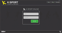 Desktop Screenshot of k-sportonline.com