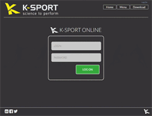Tablet Screenshot of k-sportonline.com